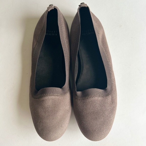 Stuart Weitzman Brown Genuine Leather Ballet Flats size 8.5 - Picture 5 of 16